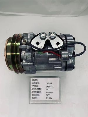 Compresor de ingeniería de clase 7B10 12V / 24V Compresor de corriente alterna de vehículos para camiones